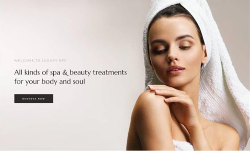 I will create your beauty or wellness website